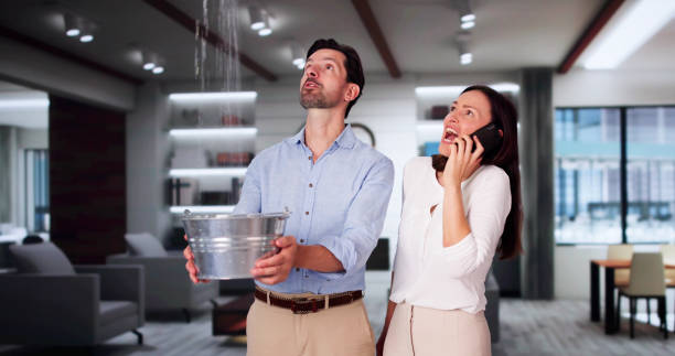 Water damage restoration process in Richboro, PA